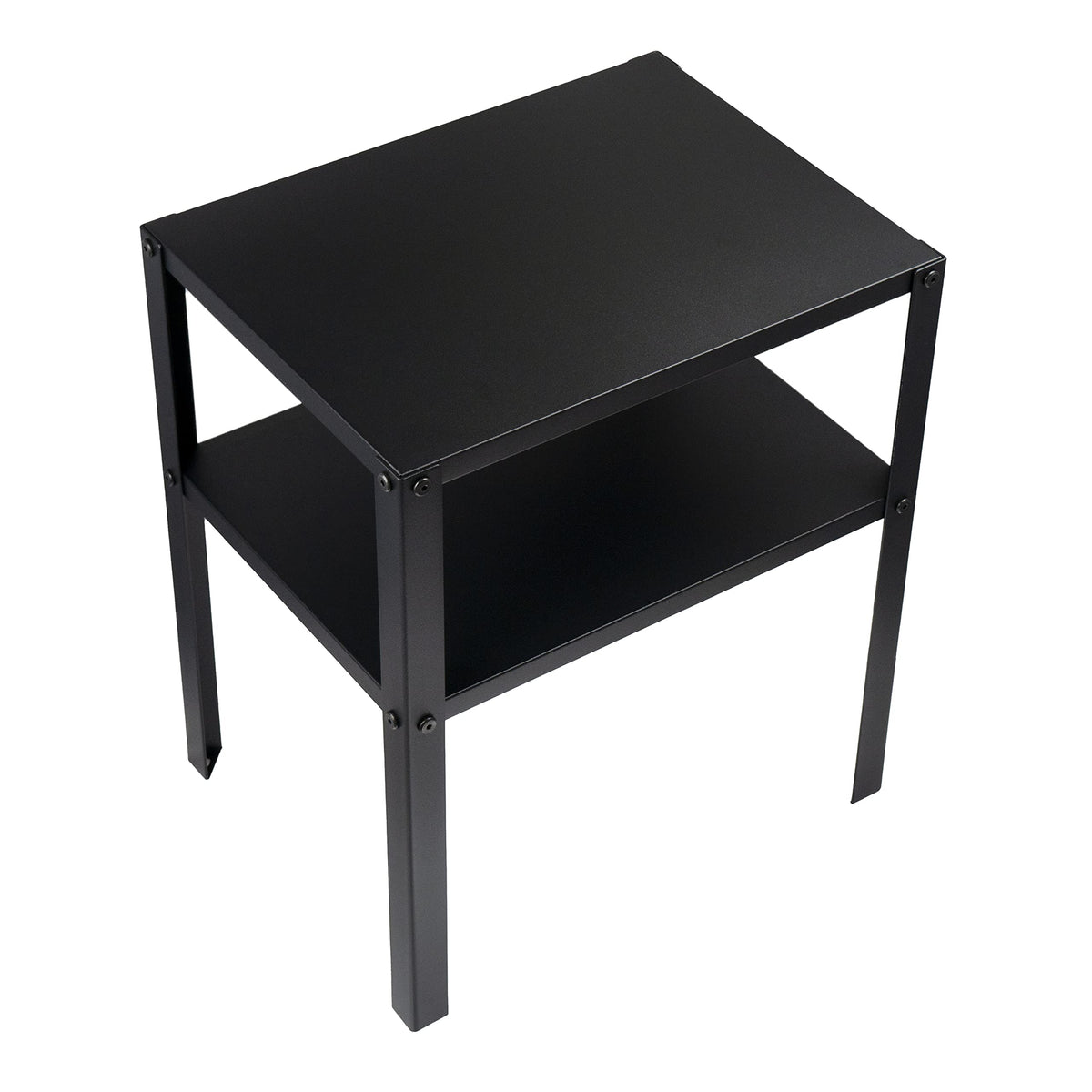 Ikea Bedside Cabinet Knarrevik Black Metal Storage Decorative Coffee Table With Shelf