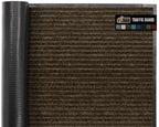 Gorilla Grip Waterproof Heavy Duty Traffic Guard Doormat, Stain And Fade Resistant, Durable Rubber, Low Profile Door Mat, Shoe Scraper, Welcome Mats For Entry, 47X35, Brown