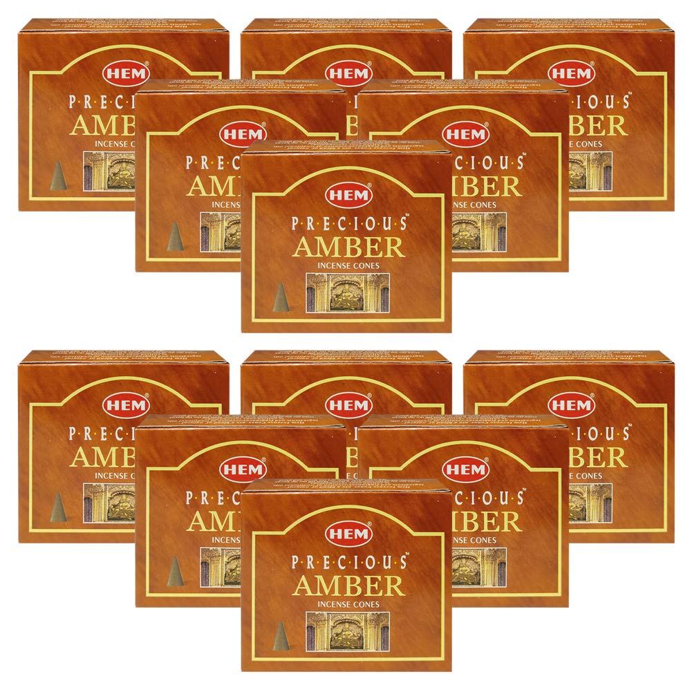 Precious Amber Incense Cones And Cone Incense Burner Bundle Insence Insense Hem Incense