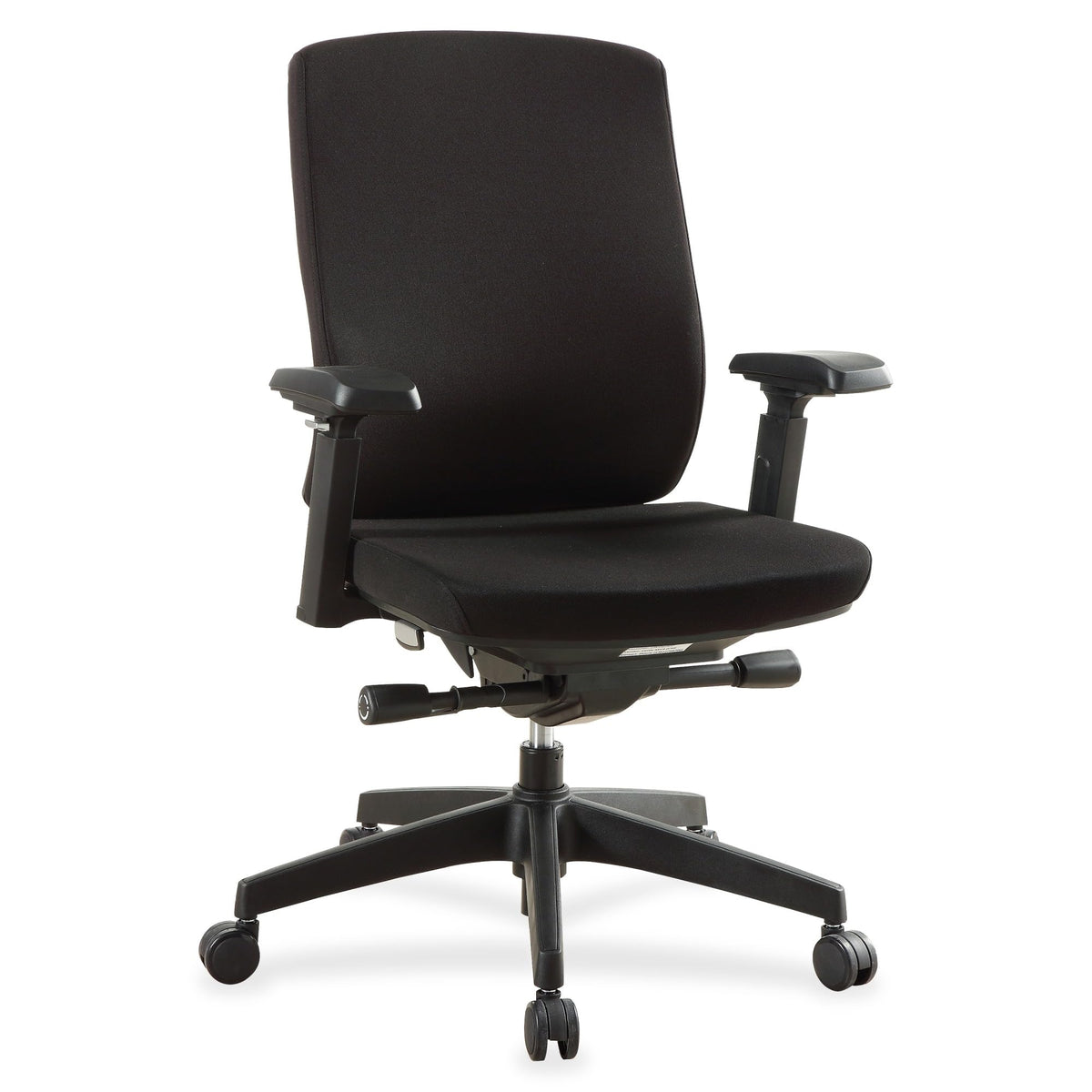 Lorell Llr42172 Mid-Back Chairs With Adjustable Arms