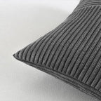 Fancy Homi Dark Gray Lumbar Decorative Throw Pillow Covers 12X20 Inch For Living Room Couch Bed Sofa, Farmhouse Home Decor, Soft