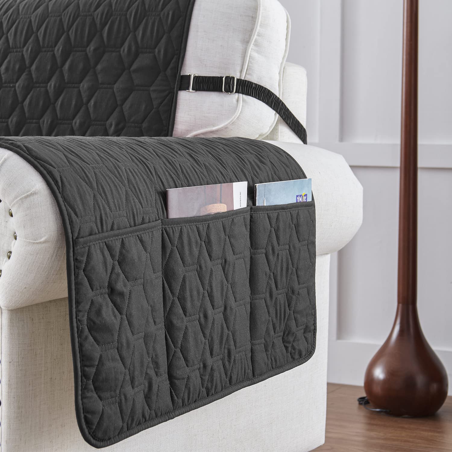 Rbsc Home 38 Inch Recliner Chair Cover 100% Waterproof Slipcovers Anti-Slip Small Recliner Slipcovers For Pets Baby Dogs Cats Wa