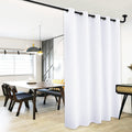 NICETOWN Sliding Door Curtain Window Treatment, Energy Smart Thermal Insulated Extra Wide Solid Blackout Curtain Drape for Patio