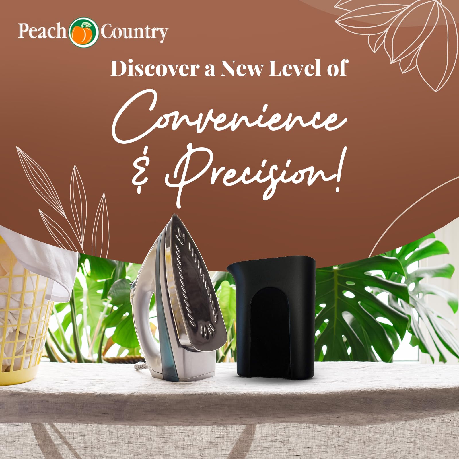 Peach Country 12 Oz Iron Water Fill Cup For (Rowenta Irons) (1)