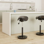 Safco Products 3006BV Twixt Saddle Seat Stool, Adjustable Extended Height, Unique Ergonomic Design