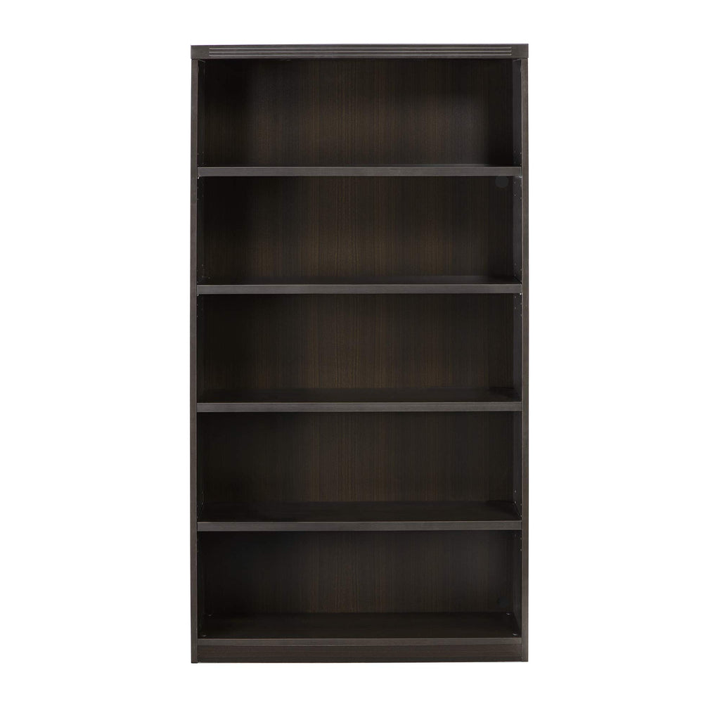 5 Shelf 68.75" Bookcase Finish: Mocha
