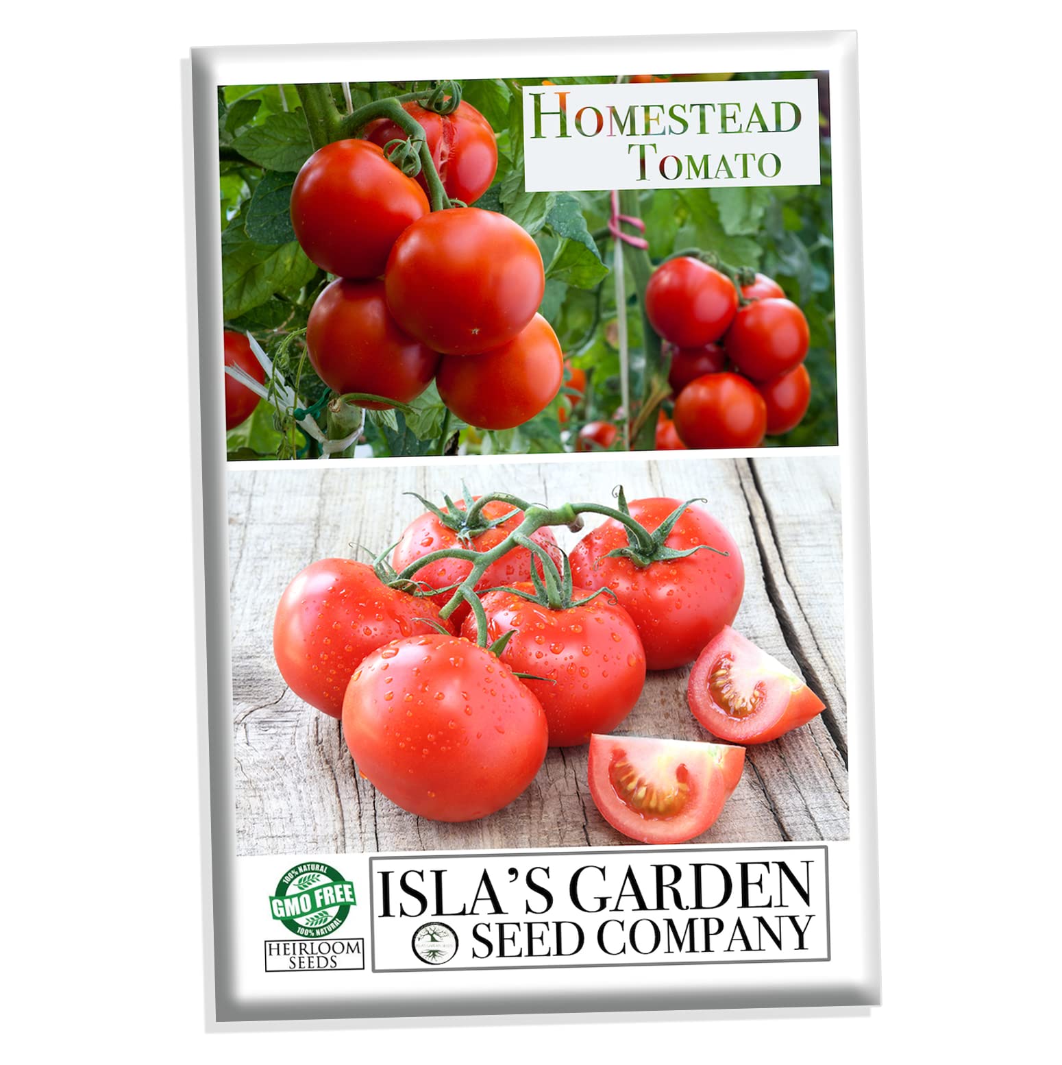 Homestead Heirloom Tomato Seeds, 250+ Seeds Per Packet, (Isla'S Garden Seeds), Non Gmo Seeds, Botanical Name: Solanum Lycopersic