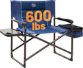 TIMBER RIDGE XXL Oversized Directors Chair 600lbs - Heavy Duty Camping Chair with Cooler Bag & Table, Portable Folding Chair wit