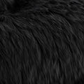 Faux Fur Fabric Craft Fur For Crafts,Gnomes,Costume,Fursuit,Decoration(10X10 Inches,Black)