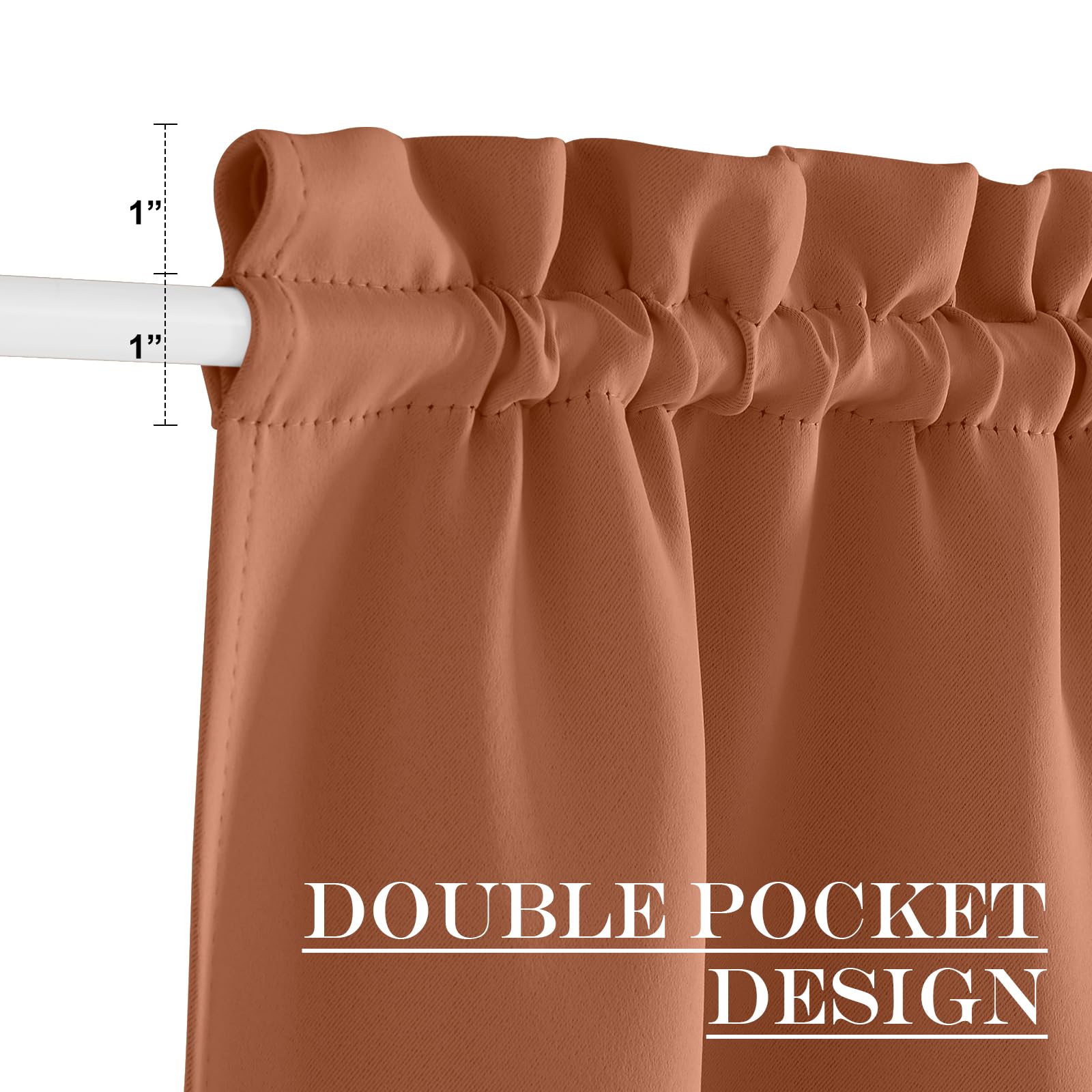 Nicetown Door Curtains For Doorway Thermal Insulated French Door Window Curtain For Kitchen Patio Sliding Glass Door Halloween R