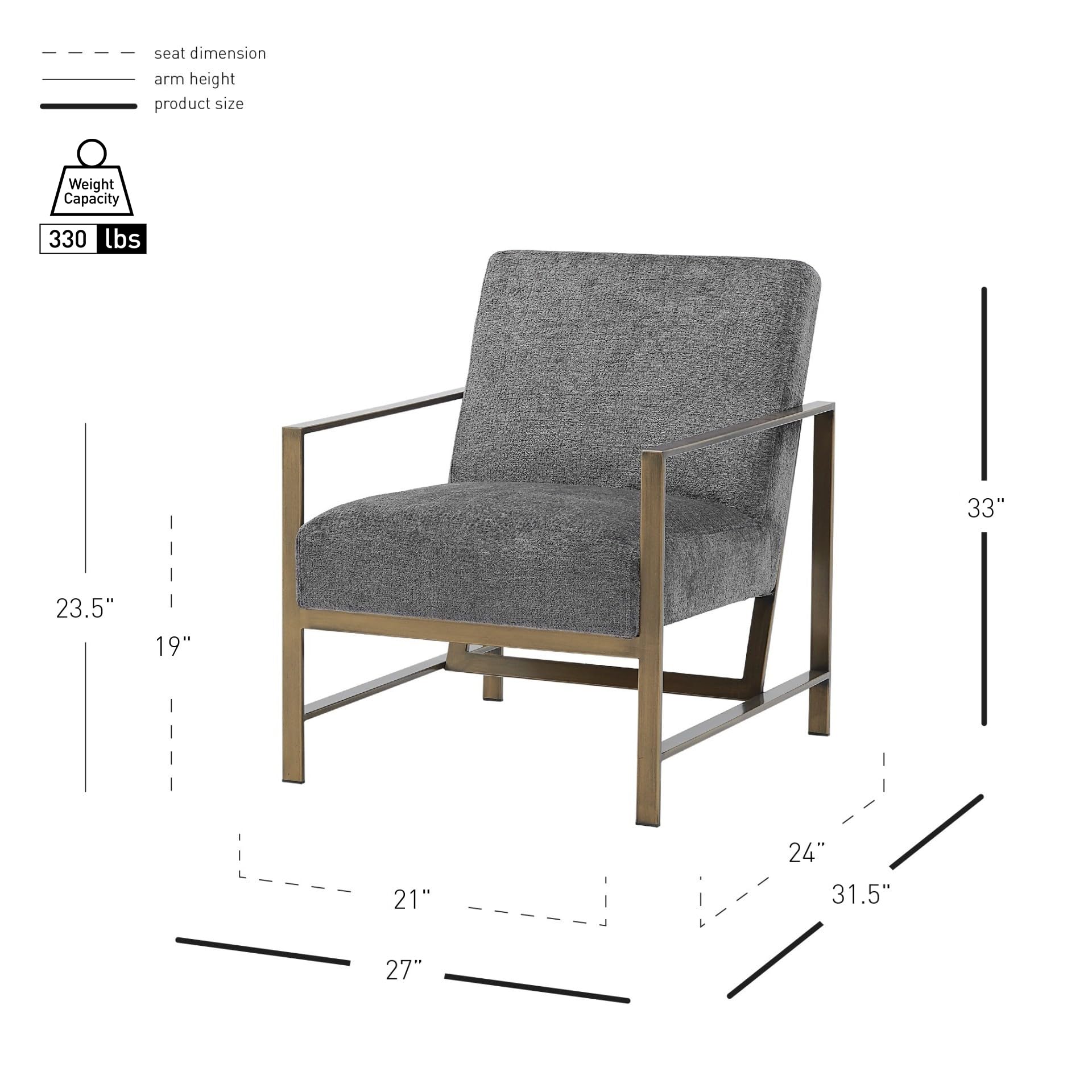 Npd Furniture And More Francis Fabric Accent Arm Chair