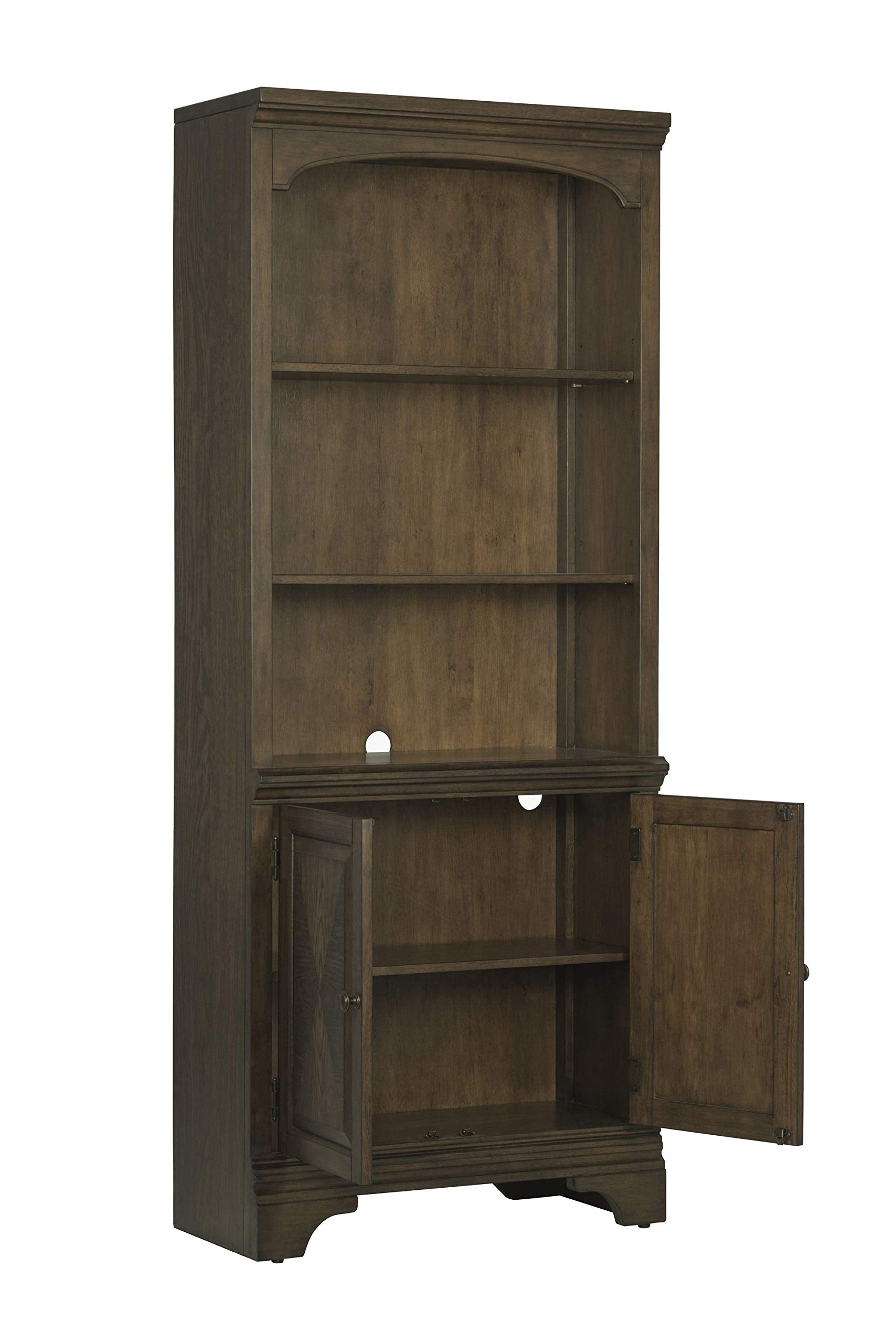 Coaster Furniture Hartshill Cabinet Burnished Oak Bookcase 881286
