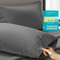Thread Spread 100% Egyptian Cotton Pillow Cases King - 800 Thread Count Pillow Cases King Size Set Of 2, Cooling & Breathable Ex