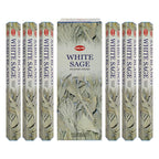 Trumiri Incense Stick Holder Bundle With Hem White Sage 20G Incense Sticks - Pack Of 6 (Approx 120 Sticks)