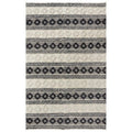 Rizzy Home Alora Decor Sun 8'6" X 11'6" Geometric/Stripe Ivory/Blue Woven Area Rug