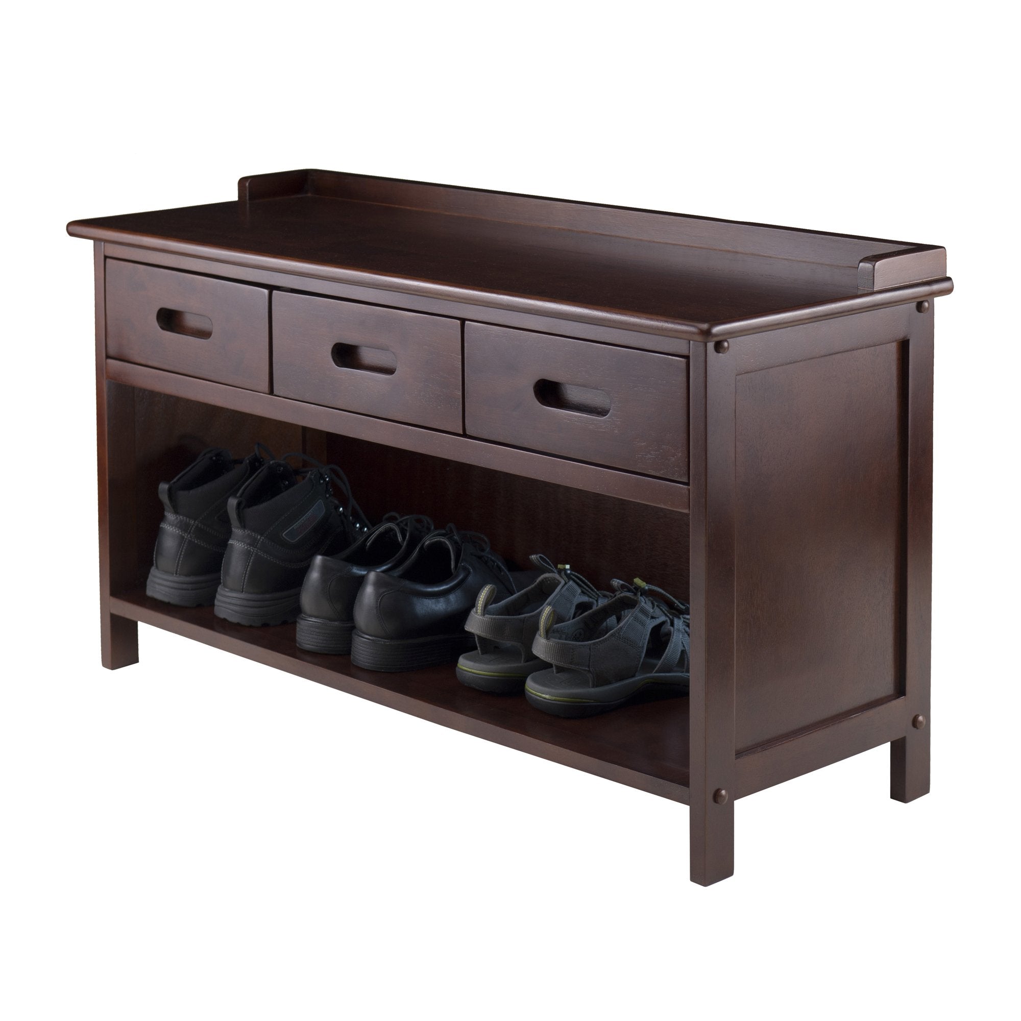 Winsome Adriana Bench, Walnut