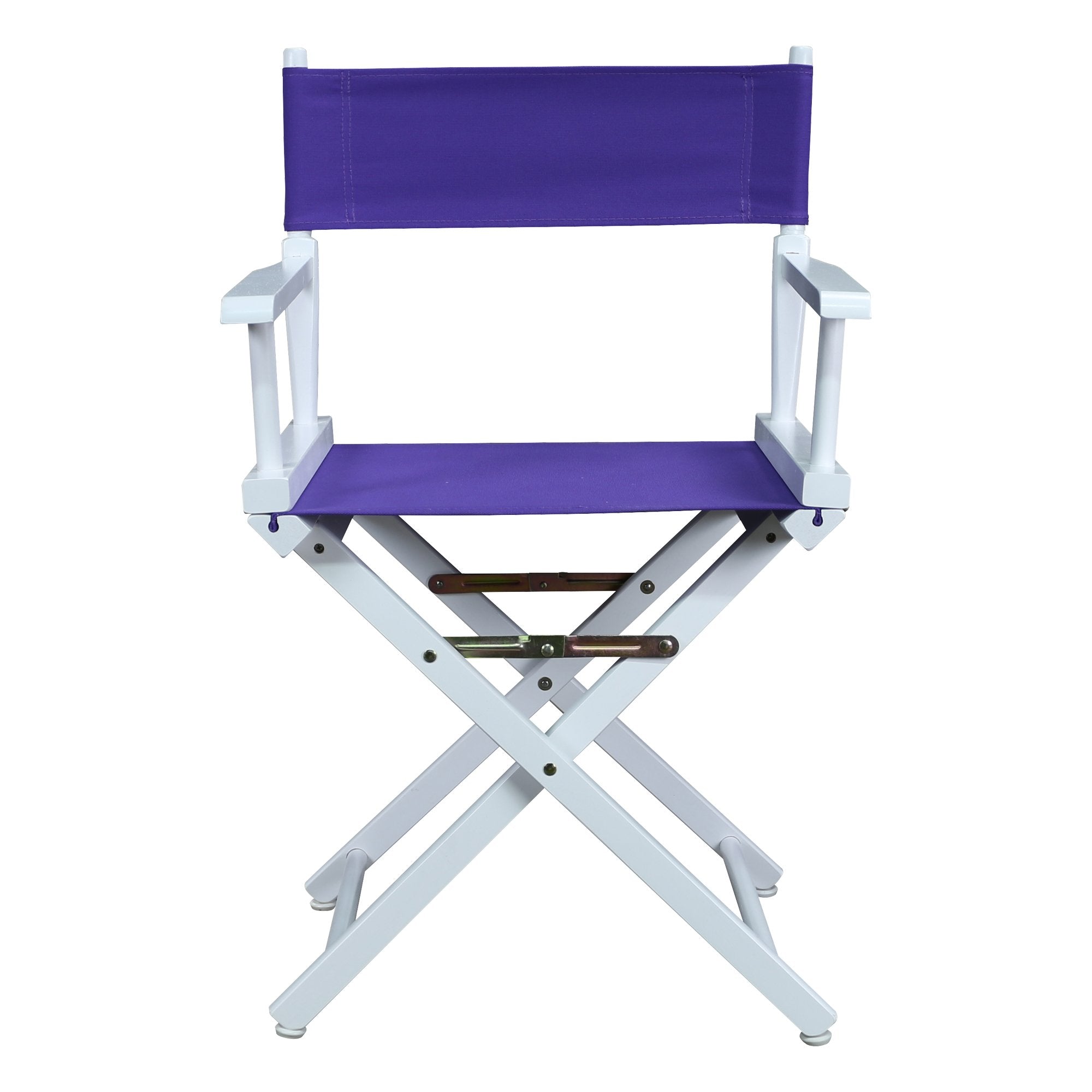 Casual Home 200-01/021-41 Director Chair 18&quot; - Classic Height Whiteframe/Purple Canvas