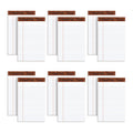 Tops 5 X 8 Legal Pads, 12 Pack, The Legal Pad Brand, Narrow Ruled, White Paper, 50 Sheets Per Writing Pad, Made In The Usa (7500