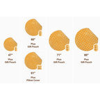 Bnuitland 72 Inches Waffle Funny Blanket With Throw Pillow Cover (18  18''),300 Gsm Double Sided Giant Realistic Food Blanket, N