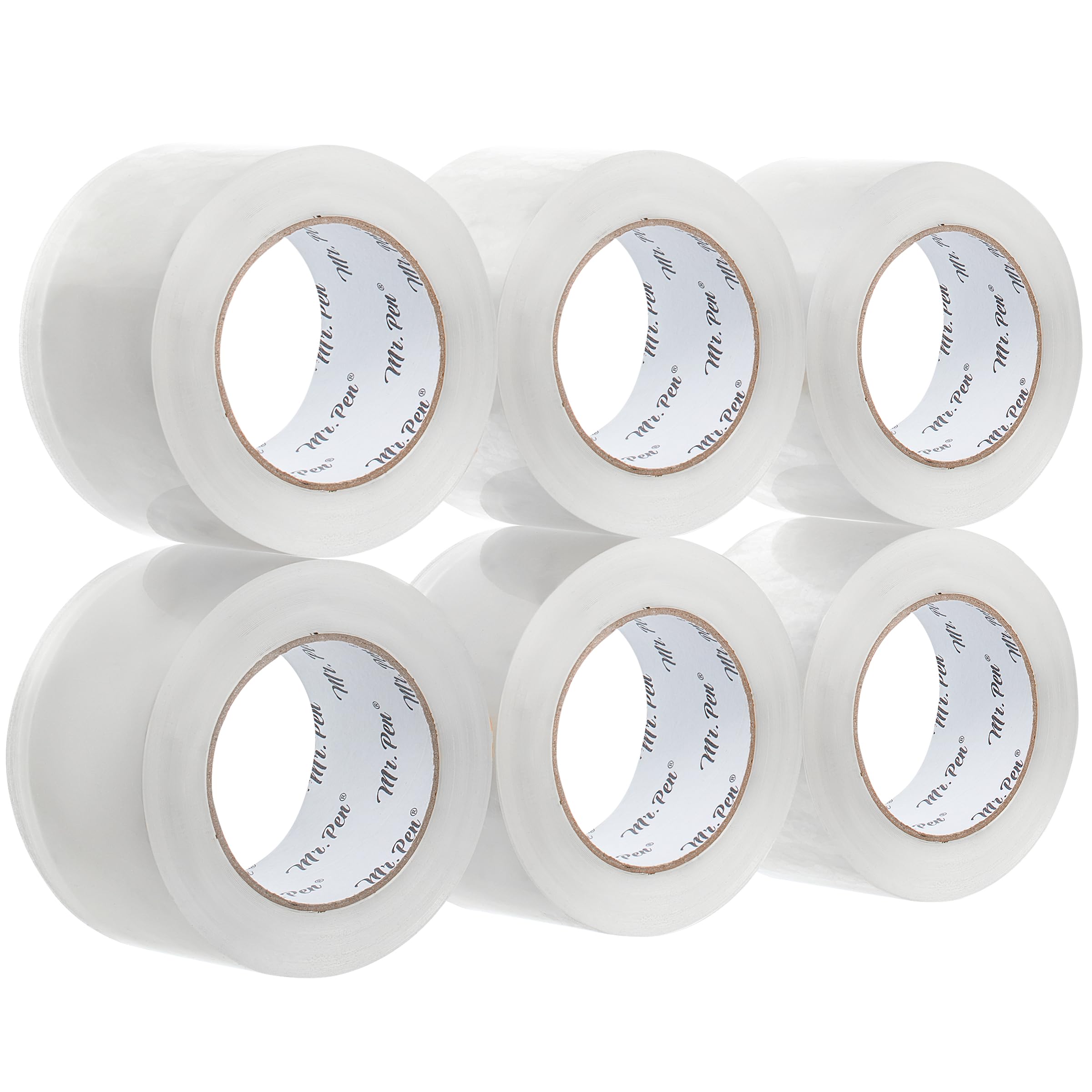 Mr. Pen- Packing Tape, 6 Pack, 1.88' Wide, 109 Yards, Heavy Duty Clear Shipping Tape For Moving Boxes, Packaging And Refills