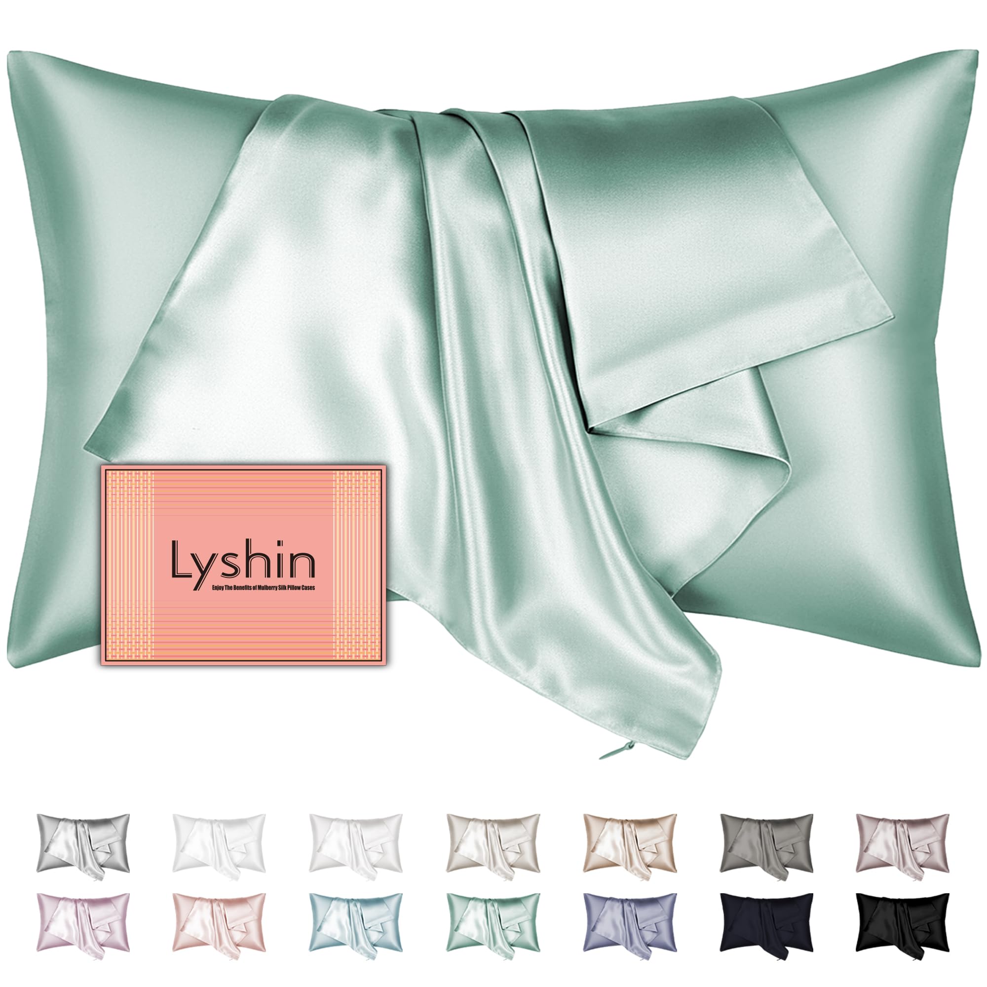 Mulberry Silk Pillow Cases King Size With Hidden Zipper, Ultra Smooth And Soft Breathable Cooling Silk Satin Pillowcase For Hair