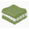 Ritz Terry Check Dish Cloth Set: Highly Absorbent & Super Soft - 100% Cotton, Durable Kitchen Cleaning Cloths for Wiping Tables 