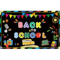 Zliisang 5.9X3.6Ft Welcome Back To School Backdrop For Photography Welcome Party Banner First Day Of School Classroom Decoration