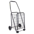 dbest products Cruiser Cart Sport Shopping Grocery Rolling Folding Laundry Basket on Wheels Foldable Utility Trolley Compact Lig