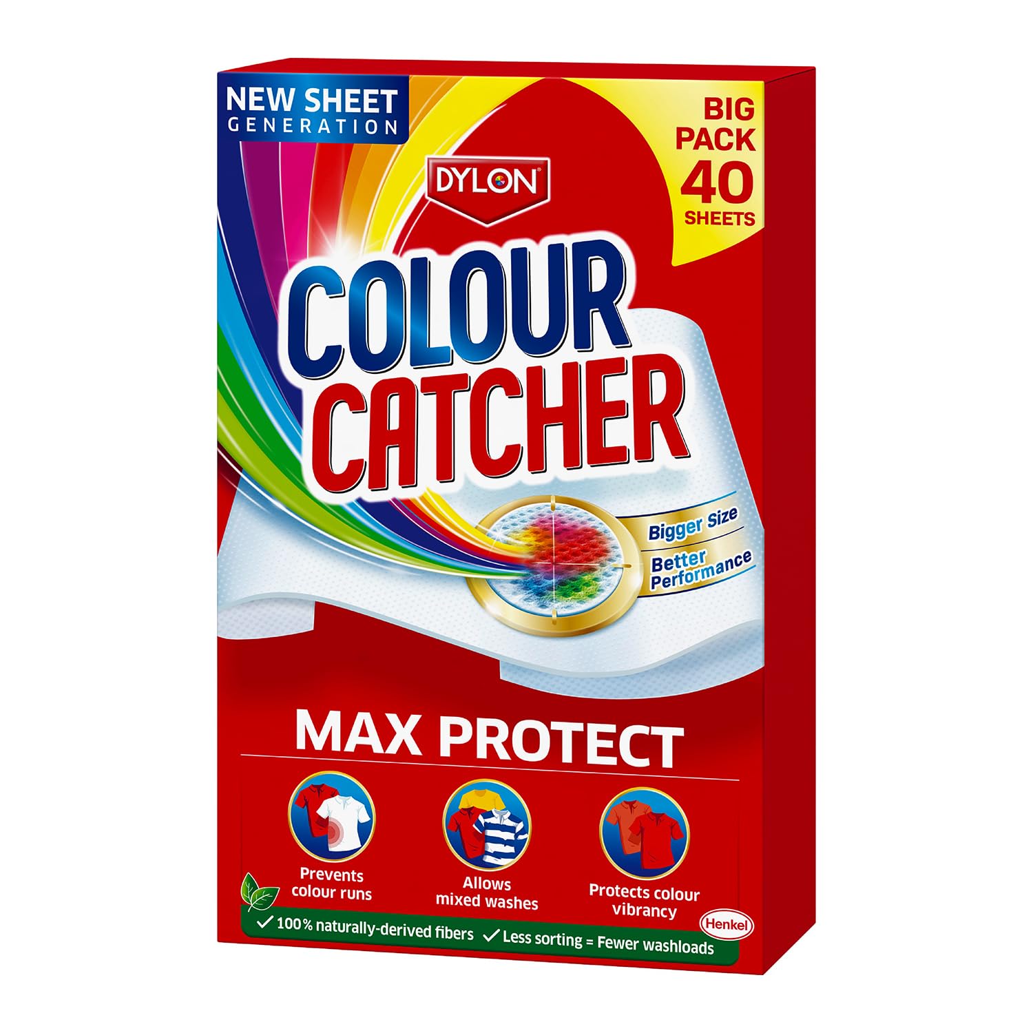 Colour Catcher Complete Action+ Laundry Sheets, Helps To Prevent Colour Run And Protects Brightness - 40 Sheets