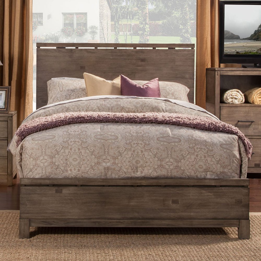 Alpine Furniture Sydney Panel Bed, Queen