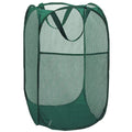 Buenod Pop Up Laundry Hamper, Reinforced Mesh Laundry Basket, Folding Clothes Storage Bin for Home, Dorm, Apartments, Travel (Gr
