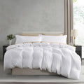 Nestl Twin Duvet Cover Set - Soft Prewashed White Duvet Cover Twin/Twin Xl, 2 Piece, With Zipper Closure, 1 Duvet Cover 68X90 Inches And 1 Pillow Sham