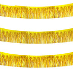 BEISHIDA 3 Packs 30 Feet Metallic Foil Fringe Garland Tinsel Streamers