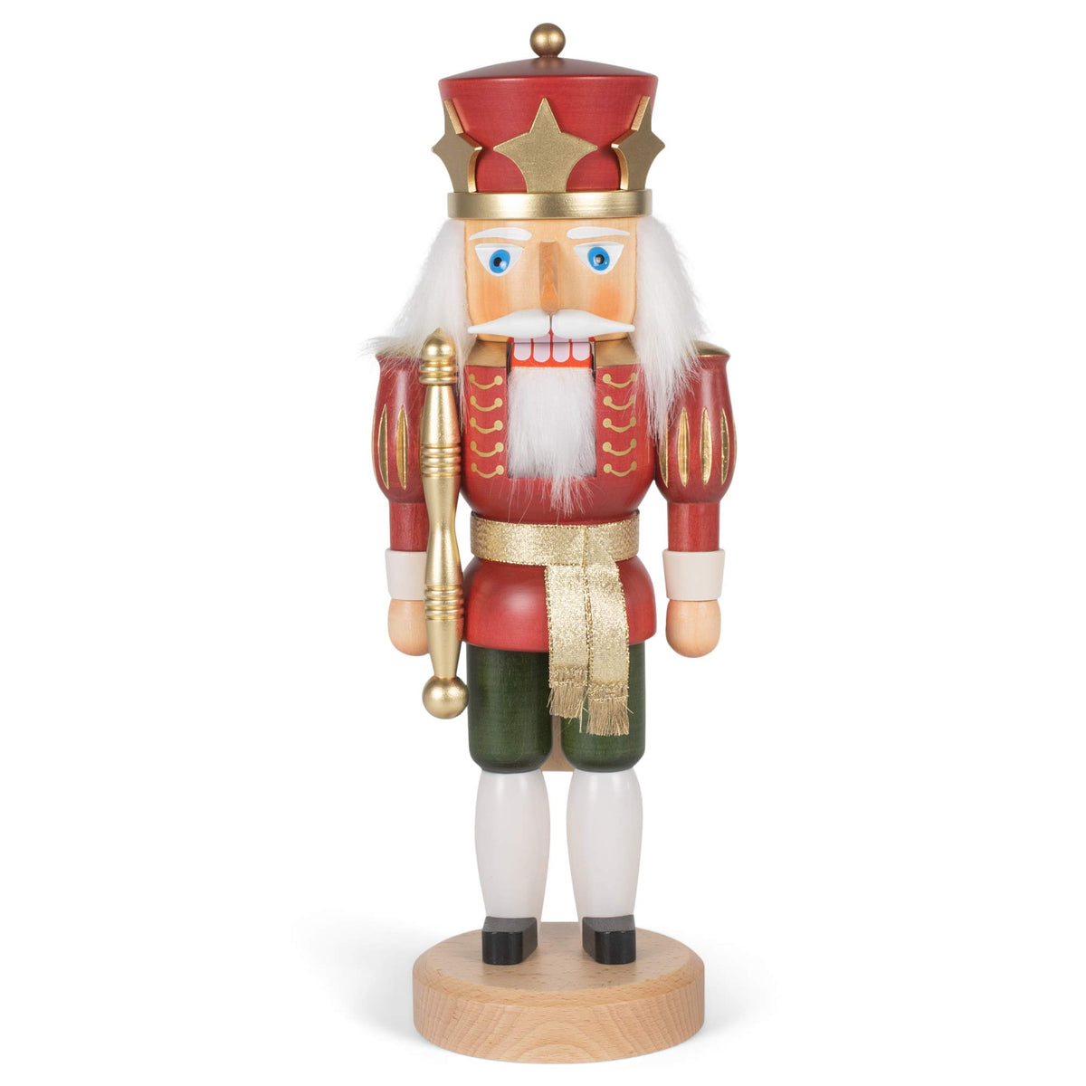 Alexander Taron Importer 32-532 Christian Ulbricht Nutcracker-Red King-15 H X 5.5&quot; W X 5&quot; D, Brown