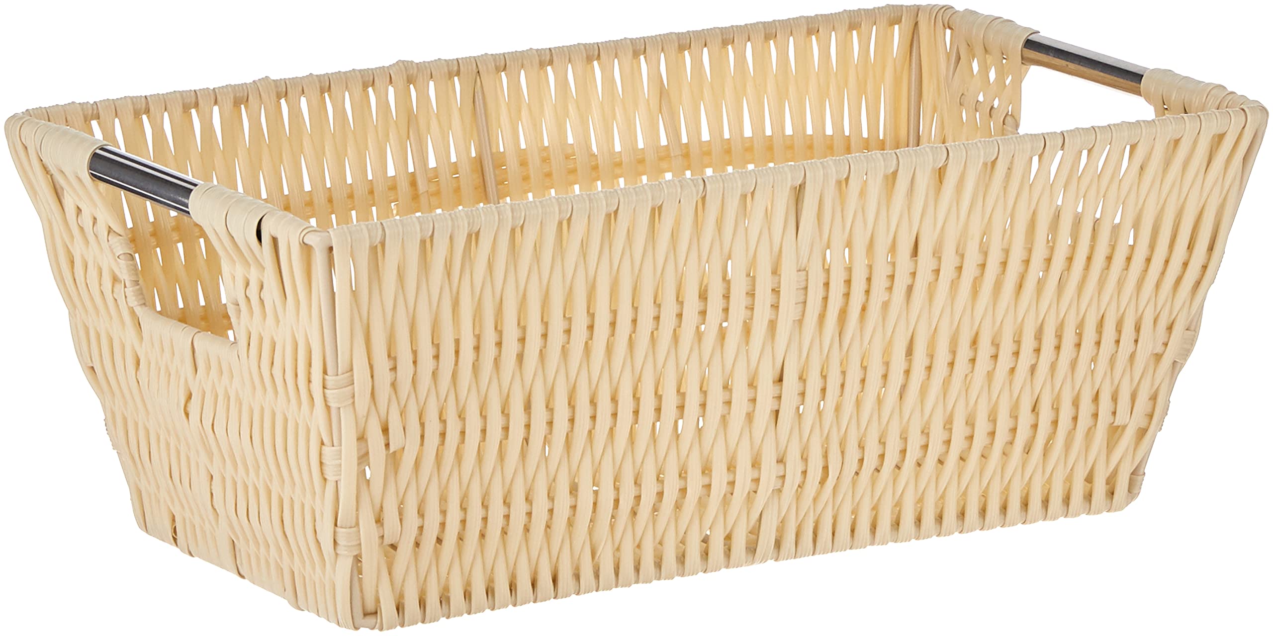 Whitmor Rattique Small Shelf Tote Latte