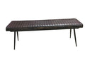 Coaster Home Furnishings Partridge Cushion Espresso And Black Bench (110653)