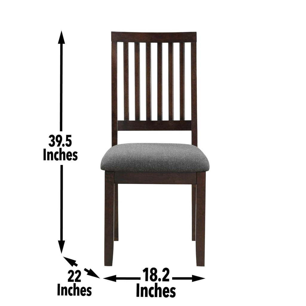 Steve Silver Furniture Yorktown 5PC Grey Dining Set, Gray