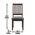 Steve Silver Furniture Yorktown 5PC Grey Dining Set, Gray