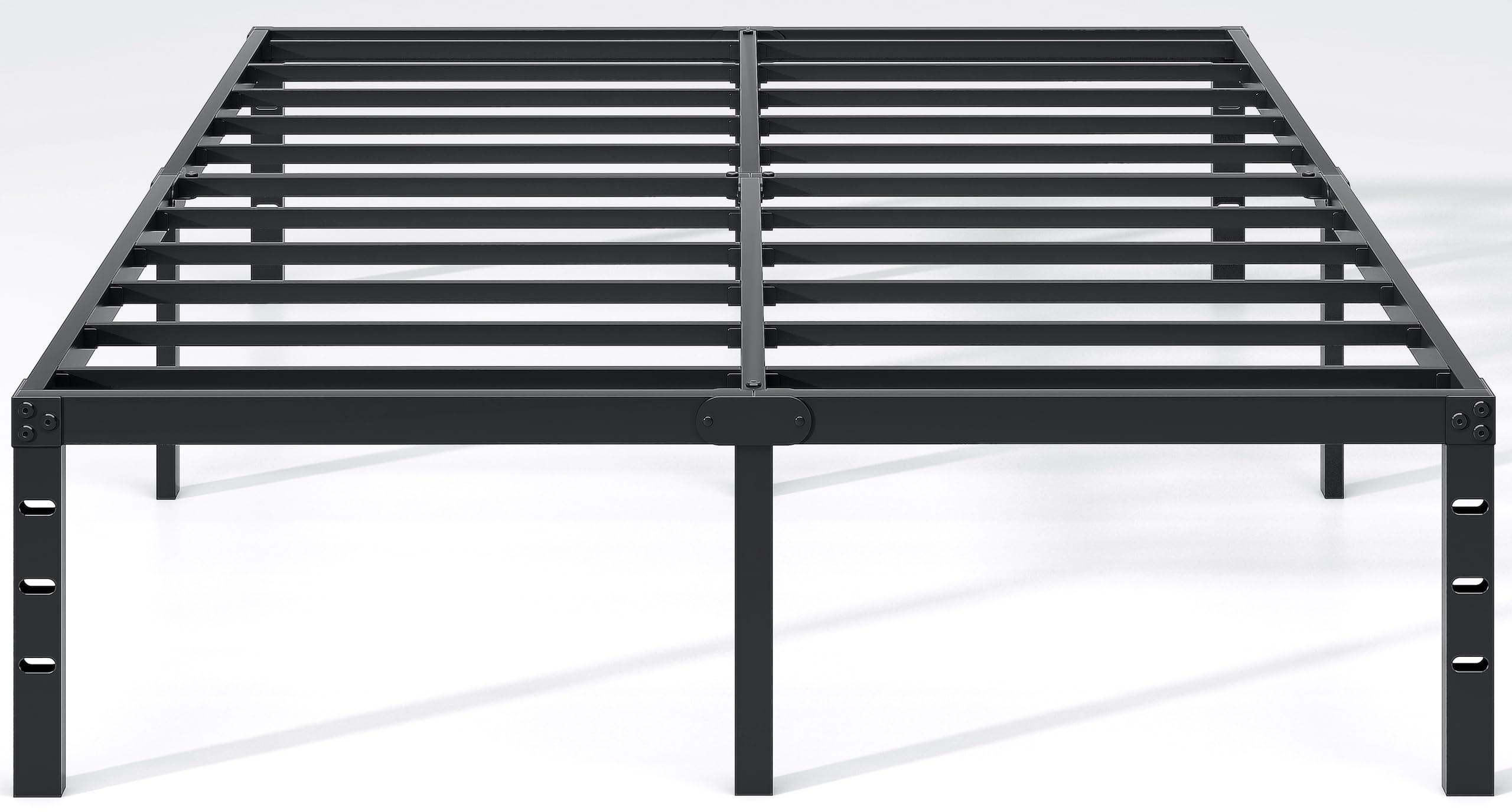 New Jeto Metal Bed Frame-Simple And Atmospheric Metal Platform Bed Frame, Storage Space Under The Bed Heavy Duty Frame Bed, Sturdy Full Size Bed Frame, 18 Inch, Full