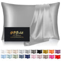 Silk Pillowcase For Hair And Skin, Mulberry Silk Pillow Cases Queen Size, Smooth Anti Acne Cooling Sleep Both Sides Natural Silk