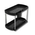 Neatcasa 2 Tier Under Sink Storage Organizer, Black
