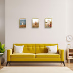 Golden State Art, A4 Aluminum Gold Picture Frame With Acrylic Front, Swivel Tabs, Sawtooth Hangers, Spring Clips, Metal Wall Pos