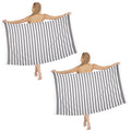 Dlebay Beach Towel 2 Pack,Sand Free Beach Towels Oversized 39 X 72,Turkish Beach Towel Quick Dry Towel,Lightweight Pool Towels F