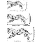 Gisqis Snow Leopard Stuffed Animals, 24' Stuffed Snow Leopard Plush White Leopard Plush Toys Pillow Soft Realistic Jungle Stuff