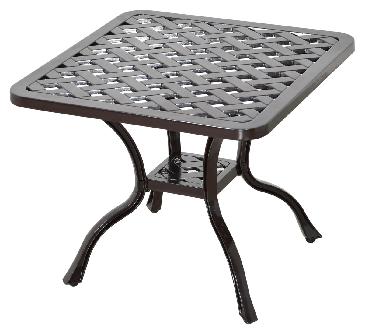 Afd Home Savannah Outdoor Aluminum End Table