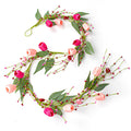 Yawwind 5 FT Artificial Valentine Garland Romantic Valentines Day Garlands Farmhouse Valentines Day Floral Garlands with Tulip H