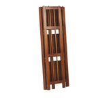 Casual Home 331-39 100% Solid Wood Folding Bookcase, 14" Wide, Mahogany