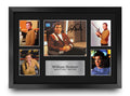 HWC Trading William Shatner Star Trek 16 x 12 inch (A3) Printed Gifts Signed Autograph Picture for TV Show Fans - 16 x 12 Framed
