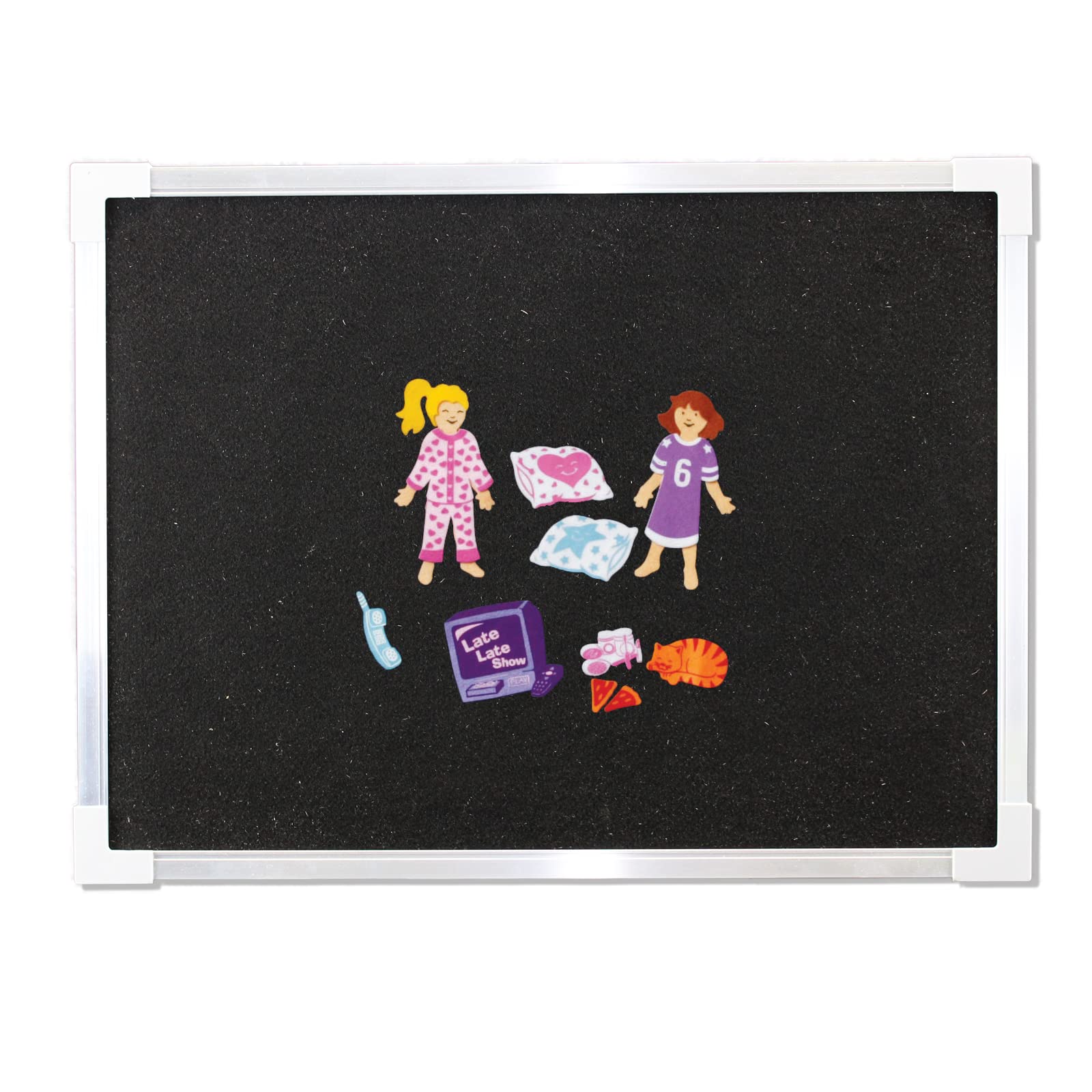 18 X 24 Aluminum Framed Activity Student Board Flannel/Magnetic