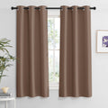RYB HOME Bedroom Window Curtains 63 inches Length, Room Darkening Privcay Curtains Drapes Thermal Insulated Shades for Bedroom B
